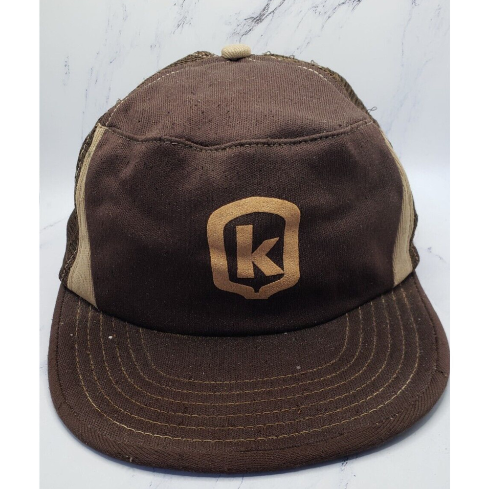Keltgen Seed Mesh Trucker Snapback Hat Company Logo Made In USA Farmer Cap